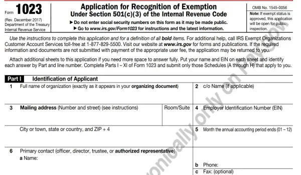 Form 1023